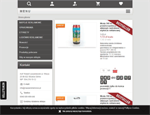 Tablet Screenshot of napojereklamowe.pl